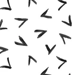 THERALINE Stillkissenbezug 190x40 -121- Hooks Black&white