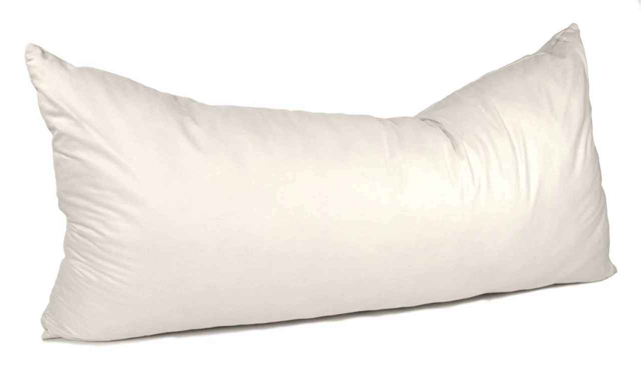 Kopfkissen Mit Zirbe + Hohlfaser 40x80cm Bio-Perkal - Doppelkammer – Bild 11