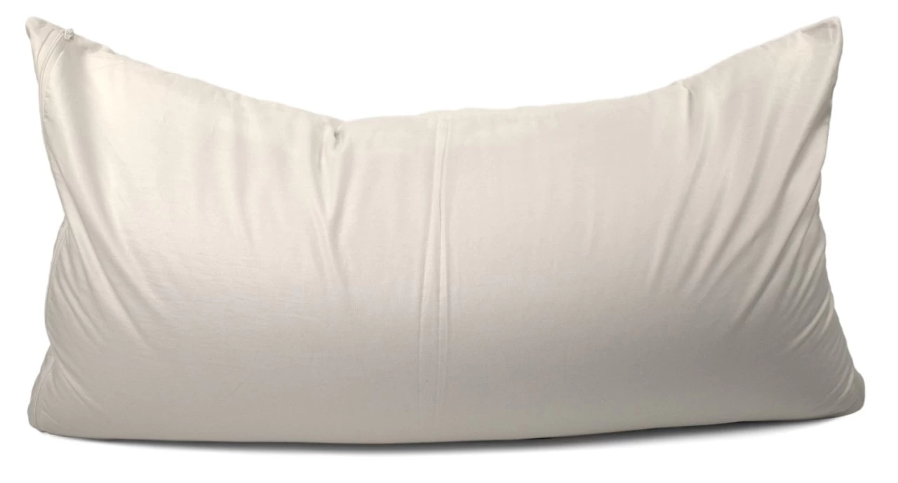 Zirbe + Bio-Dinkelspelz 40x80cm Bio-Perkal - Doppelkammer – Bild 7