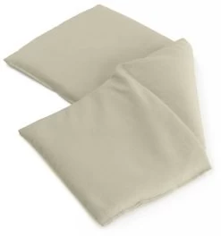 Körnerkissen 3-Kammer 50x20cm, Bio-Stoff Natur