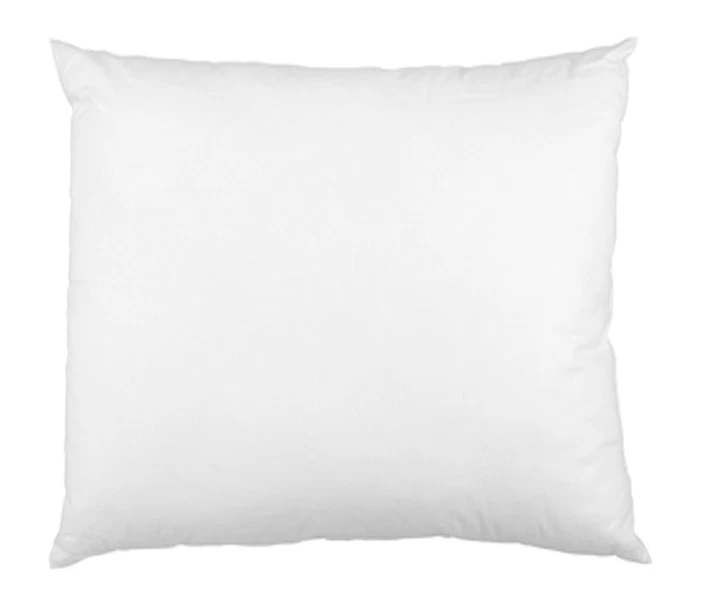 Bio-Dinkelspelzkissen 40x37cm Weiß Direkt Befüllt