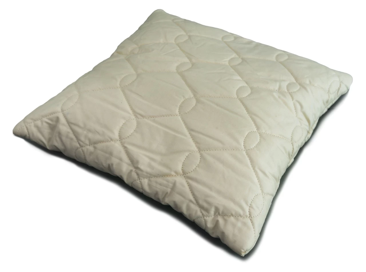 Bio-Bio Dinkelspelzkissen Komfort-extra 40x40cm Bio-Steppware Direkt Befüllt – Bild 2