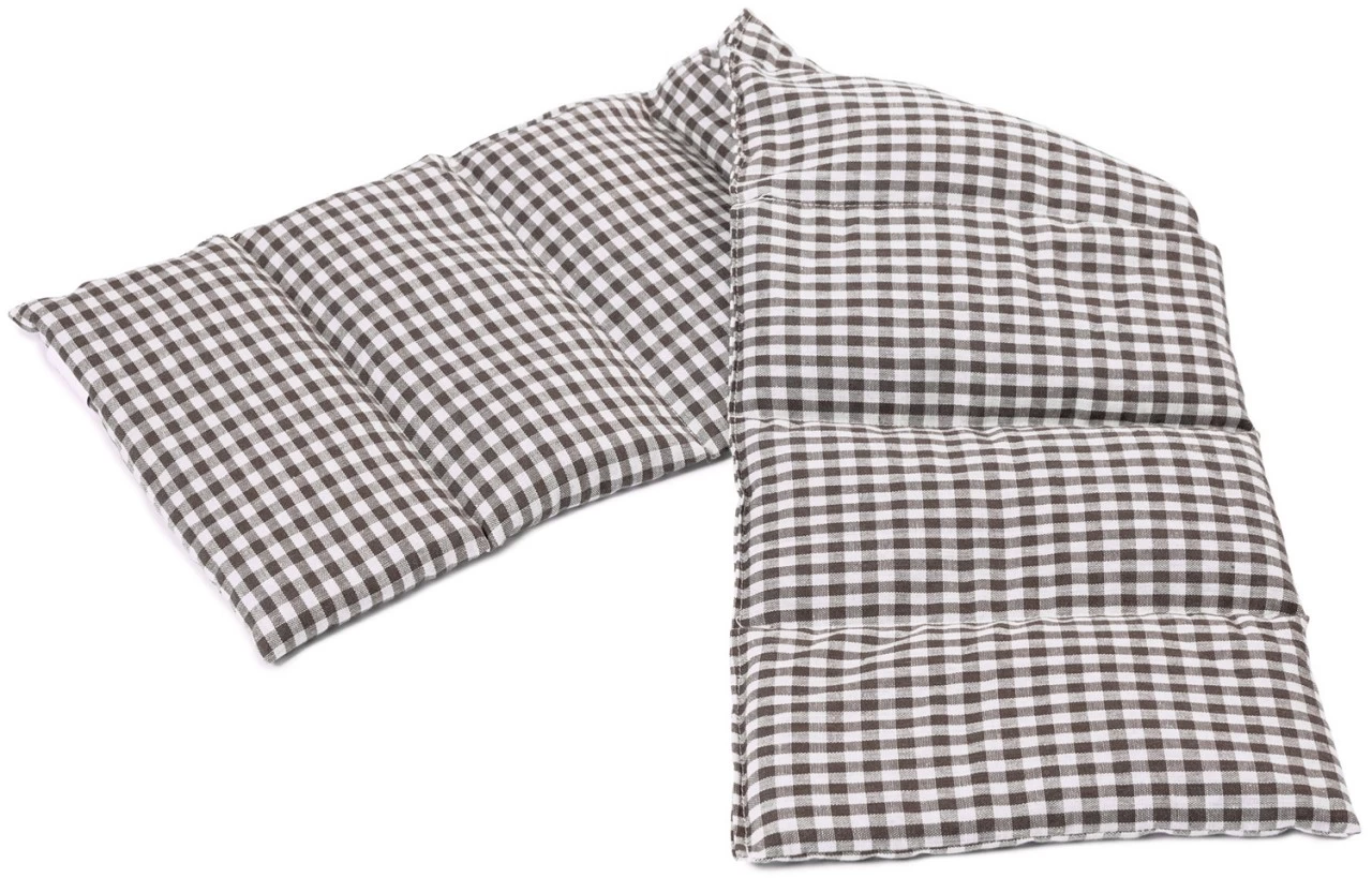 Körnerkissen 8-Kammer 75x20cm, Braun-weiß – Bild 2