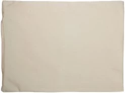 Inlett 35x30cm Köper Rohweiß, Mit Reißverschluss