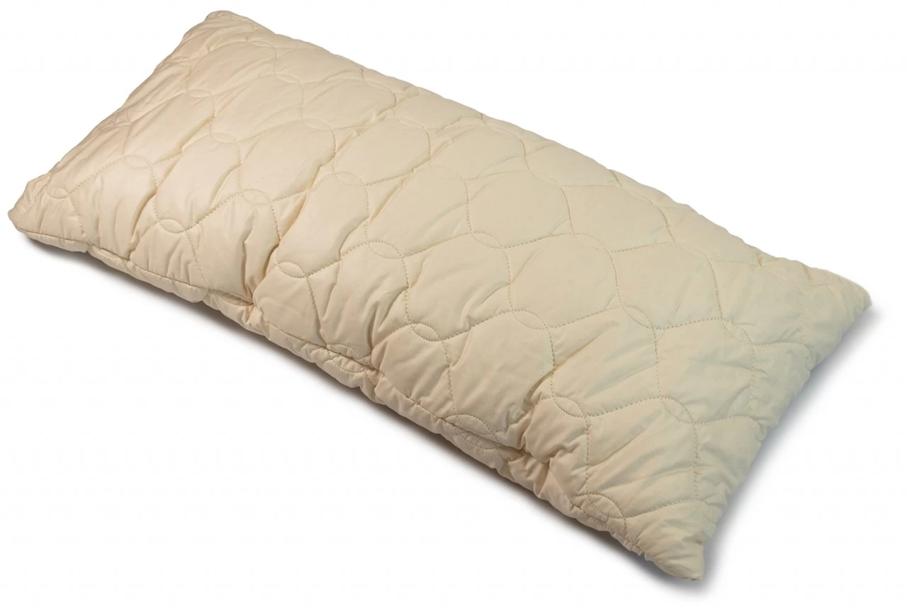 Bio-Bio Dinkelspelzkissen Komfort-extra 40x80cm Bio-Steppware Direkt Befüllt
