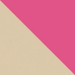 THERALINE Stillkissenbezug 190x40 -98- Jersey 2-farbig Fuchsia/cappuccino Aus Bio-Baumwolle