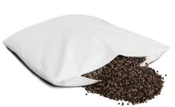 Bio Buchweizenkissen 40x40cm Weiß Direkt Befüllt