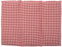 Körnerkissen 3-Kammer 40x30cm, Rot-weiß