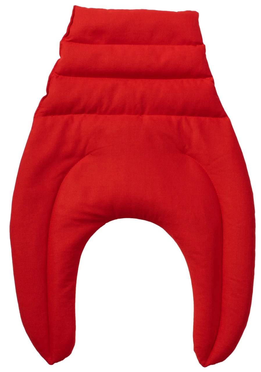 Nackenhörnchen Mit Rückenteil, Kirschrot – Bild 6