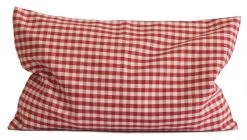 Bio-Eukalyptuskissen 30x20cmBio-Inlett + Bio-Bezug Rot-weiß
