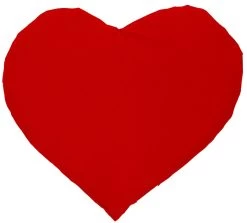 Körnerkissen Herz Ca 30x25cm, Kirschrot