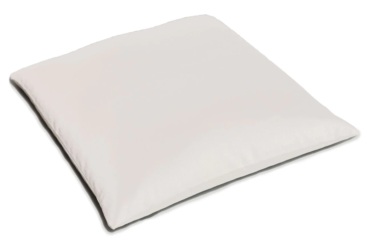 Bio-Hirsekissen 30x30cm Köper Weiß