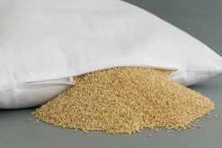 Bio-Hirsekissen 40x57cm Weiß Direkt Befüllt