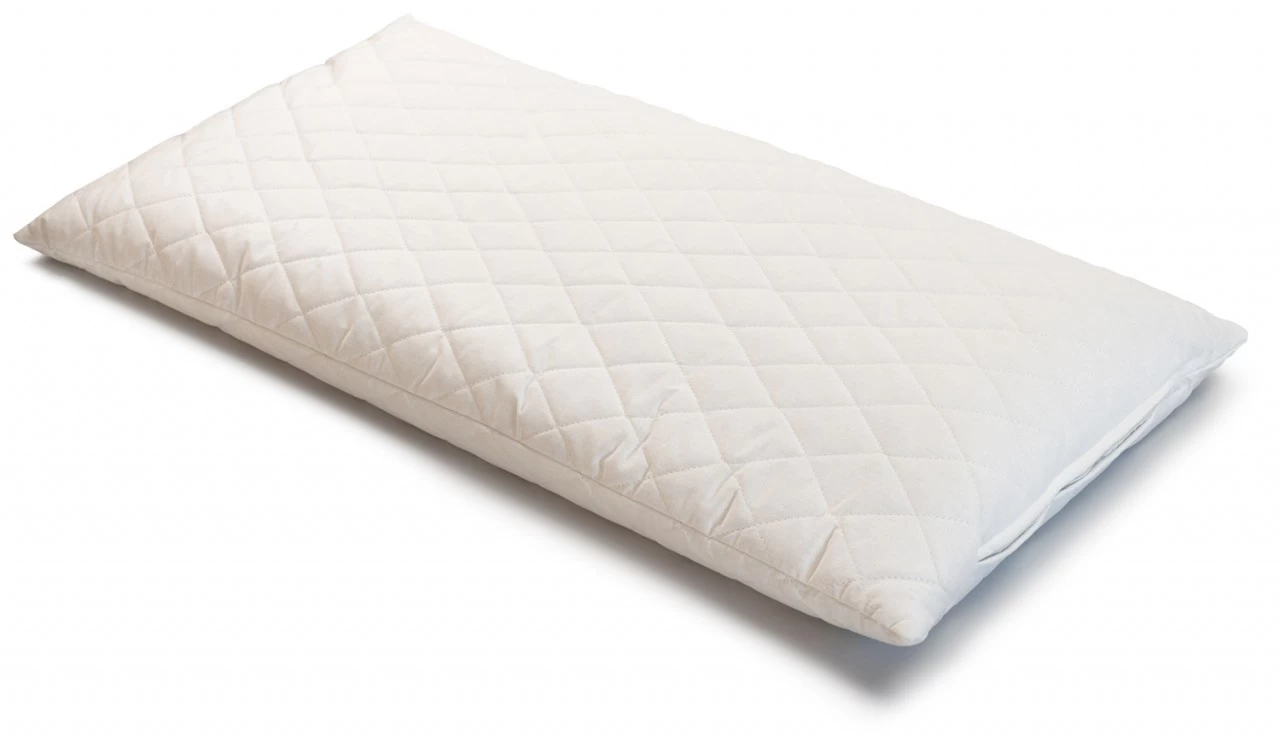 Bio Hirsekissen 40x80cm Steppware Weiß Direkt Befüllt – Bild 3