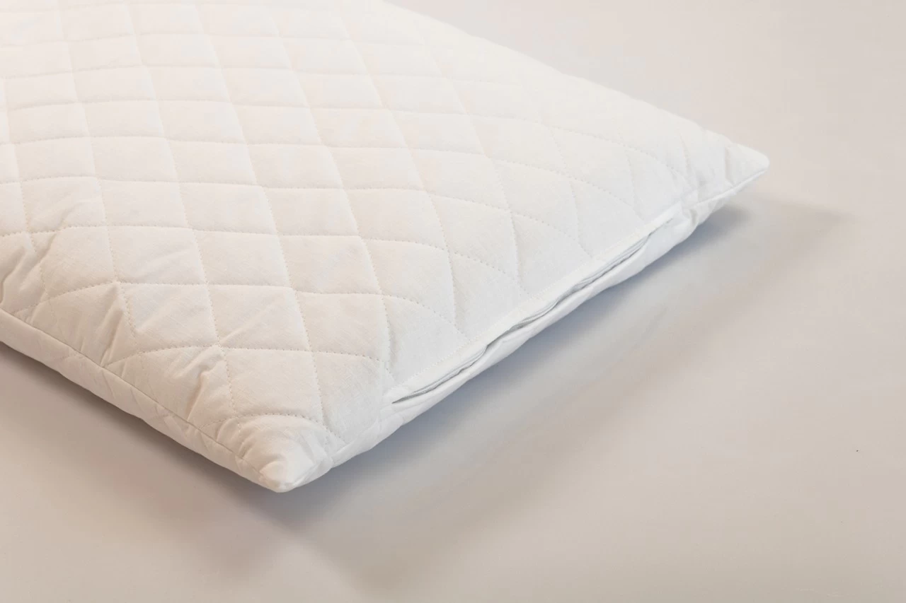 Bio Hirsekissen 40x80cm Steppware Weiß Direkt Befüllt – Bild 5