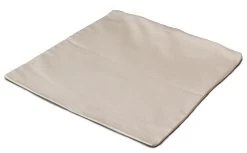 Inlett 20x20cm Köper Rohweiß, Mit Reißverschluss