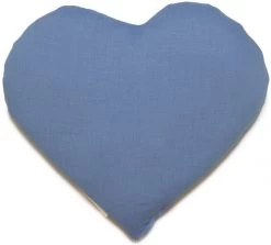 Körnerkissen Herz Ca 30x25cm, Hellblau