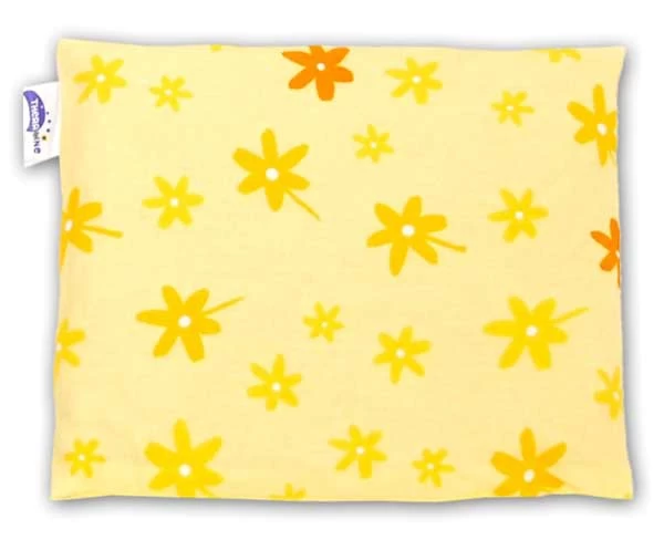 THERALINE Kirschkernkissen 23x26cm Blümchen Gelb