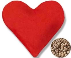 THERALINE Kirschkernkissen Herz 21x22cm Klein