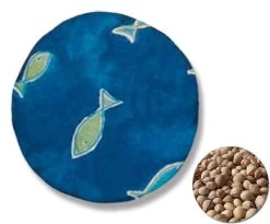 THERALINE Kirschkernkissen Rund Motiv