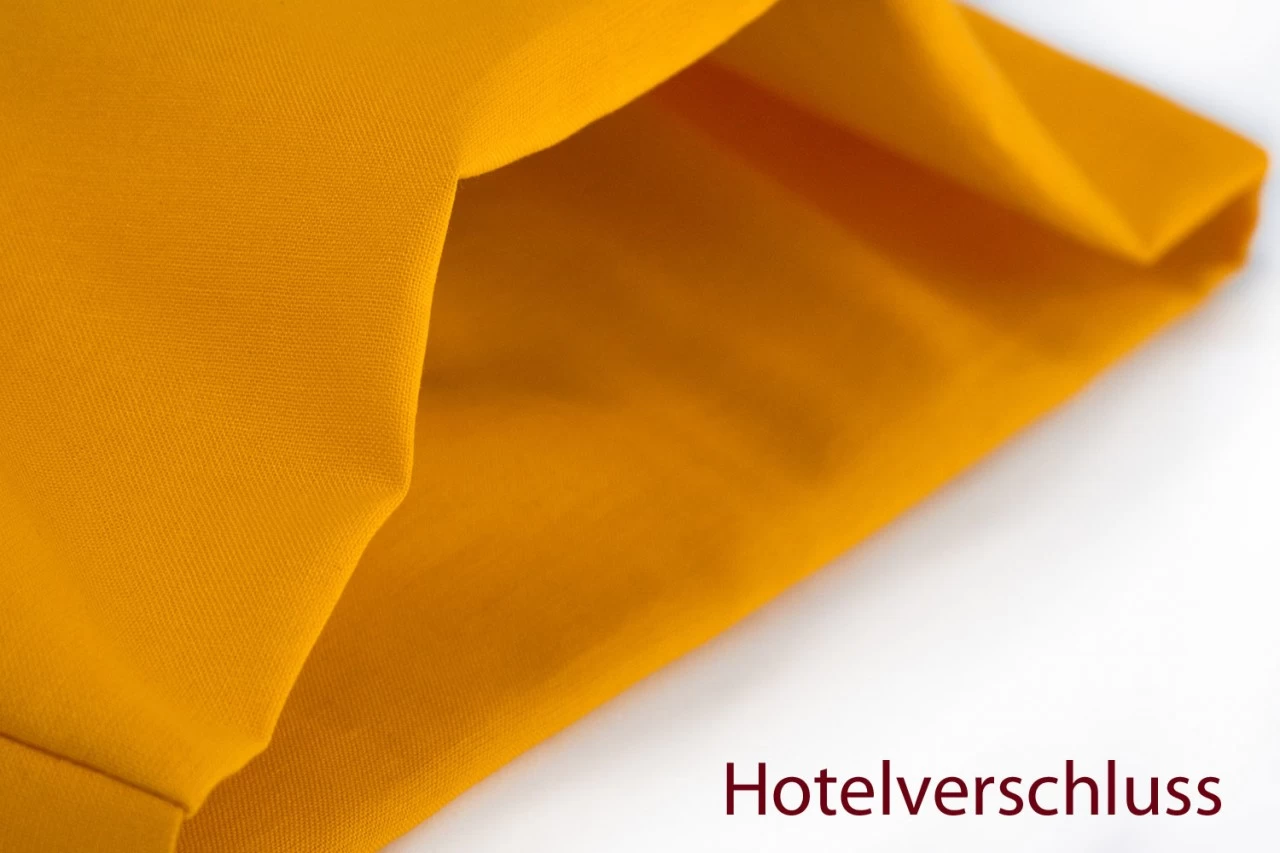 Kissenbezüge 50x20cm / 20x50cm Wärmekissen Mit Hotelverschluss Mango