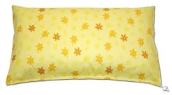 THERALINE -> Kissenbezug 67x38cm Blümchen Gelb (41)