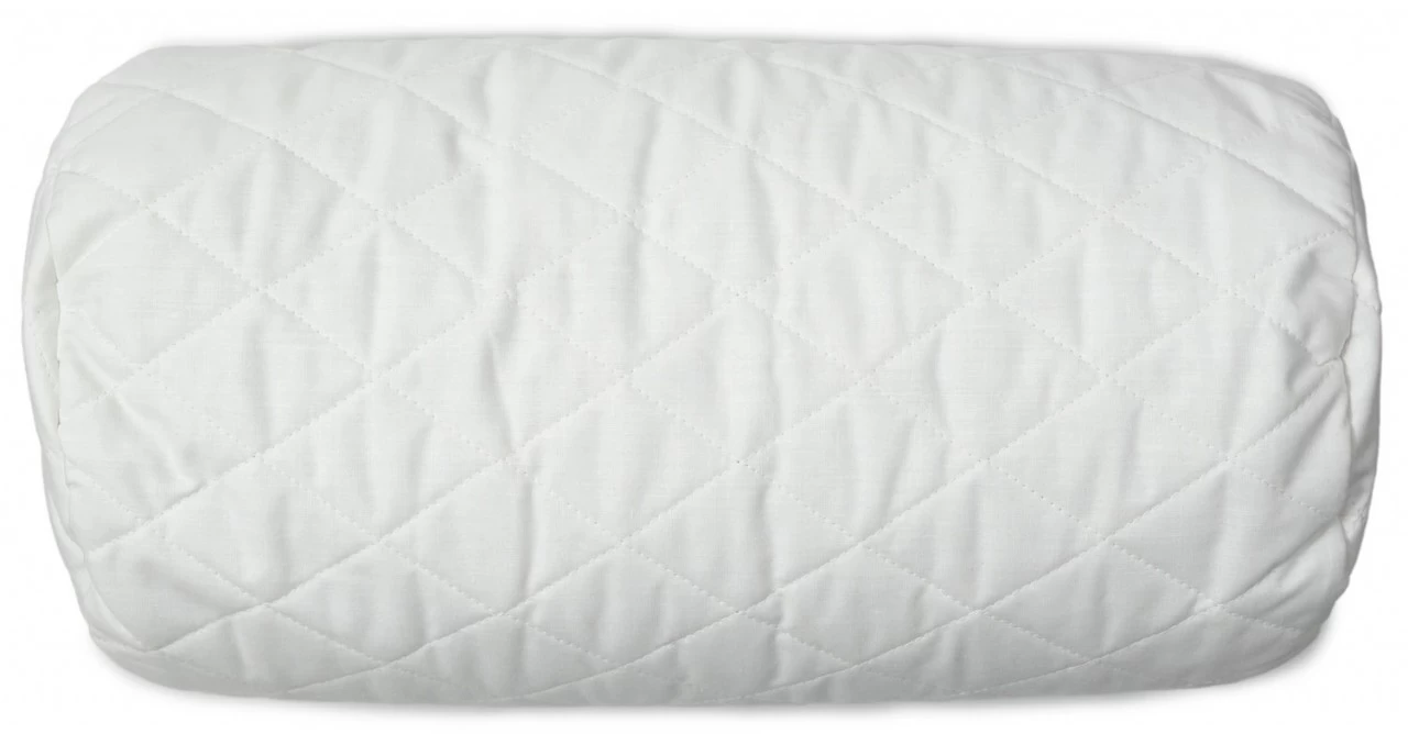 Bio Buchweizen Rolle L 40cm, Ø 20cm Steppware Weiß – Bild 2