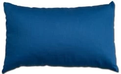 Kräuterkissen 30x20cm Bio-Inlett + Bio-Bezug Enzianblau