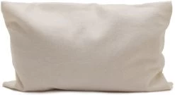 Bio-Lavendelkissen Bio-Inlett + Bio-Bezug Flanell Natur 30x20cm