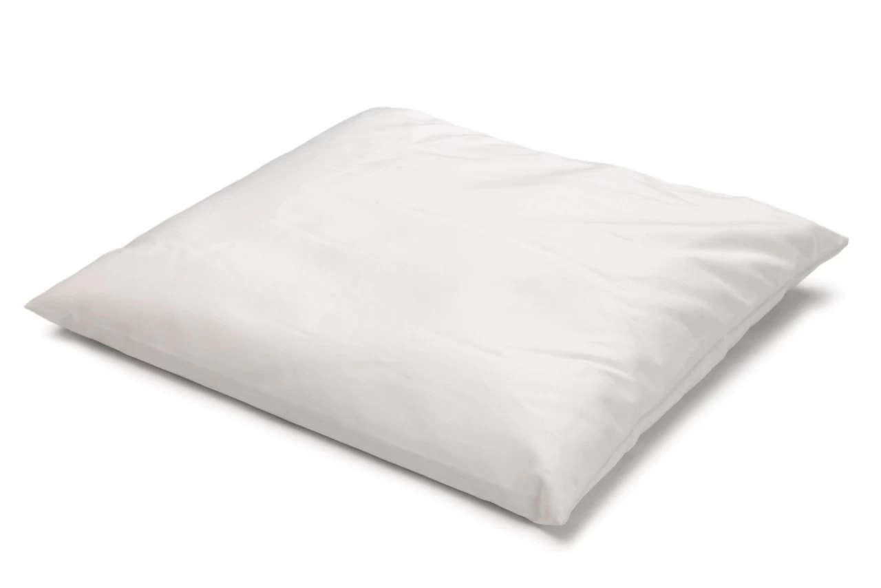 40x40cm Kissen Mit 1-2mm EPS-Perlen - Mit Reißverschluss, Weiß