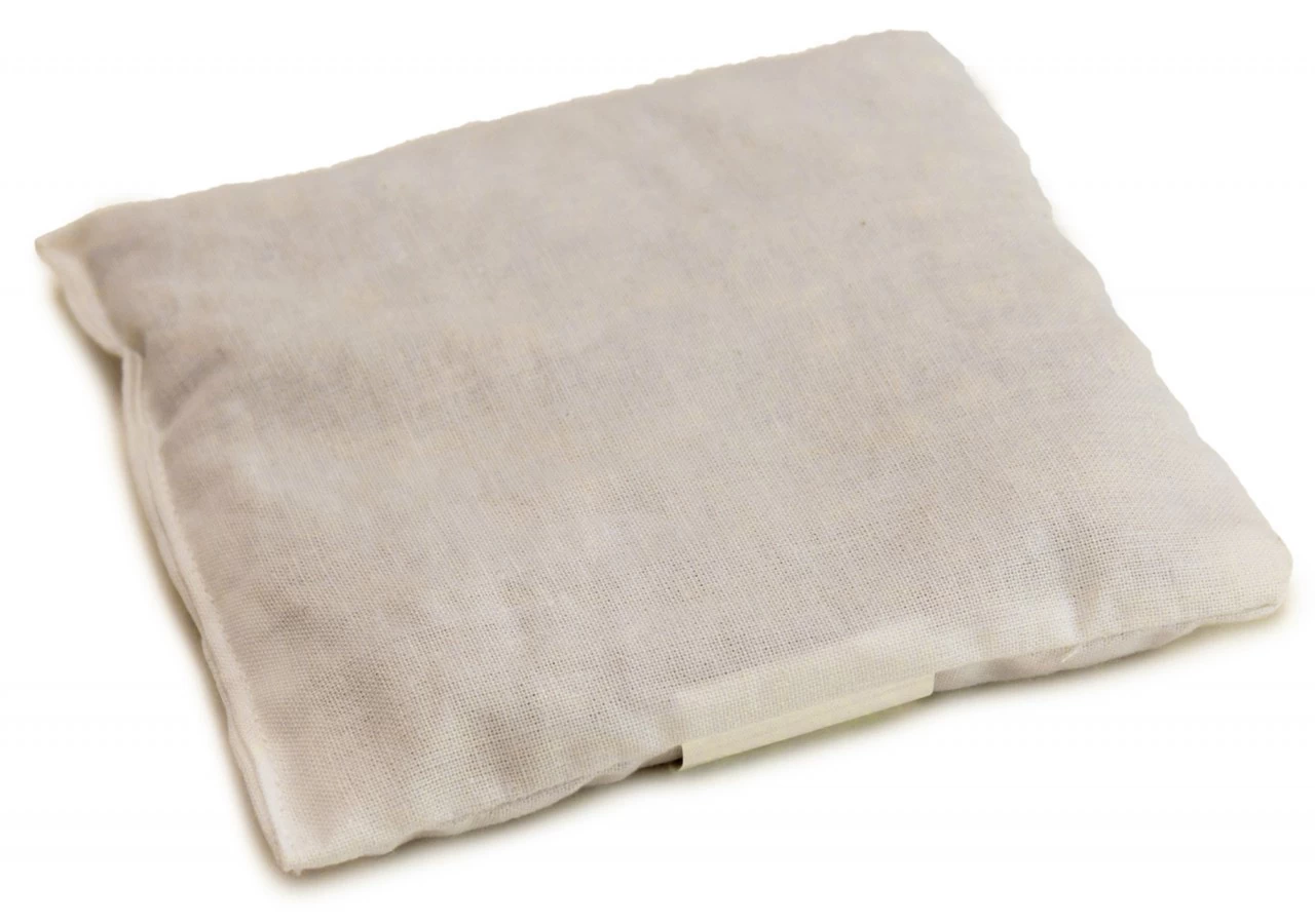 Körnerkissen 12x12cm, Rohweiß – Bild 2