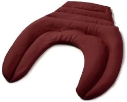 Nackenhörnchen Mit Rückenteil, Weinrot