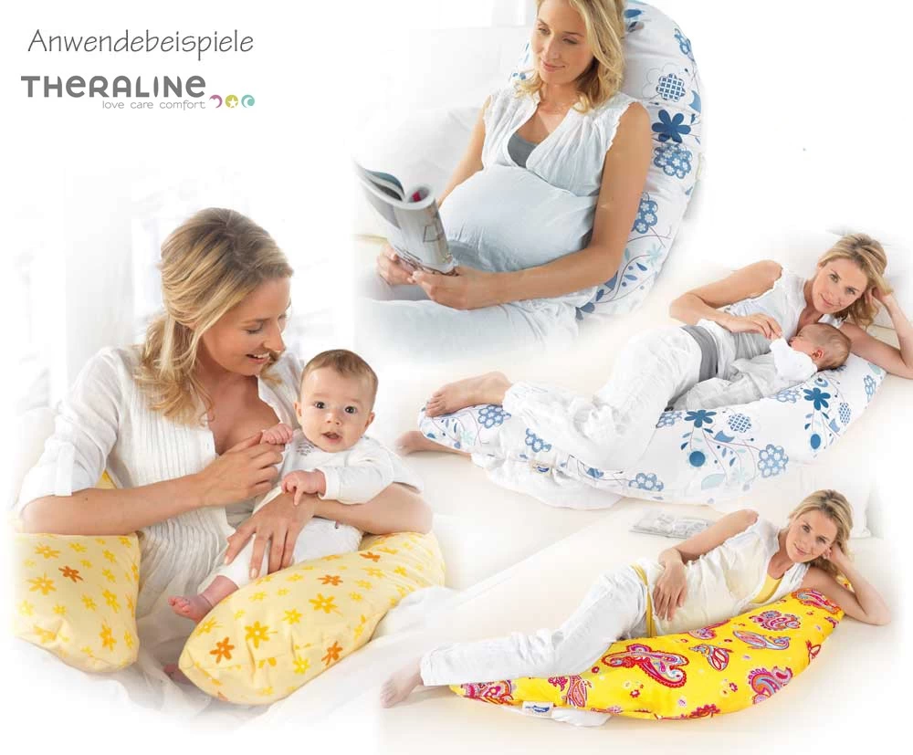 190x40cm - Das Original Theraline Stillkissen Mit Polyester Füllung – Bild 3