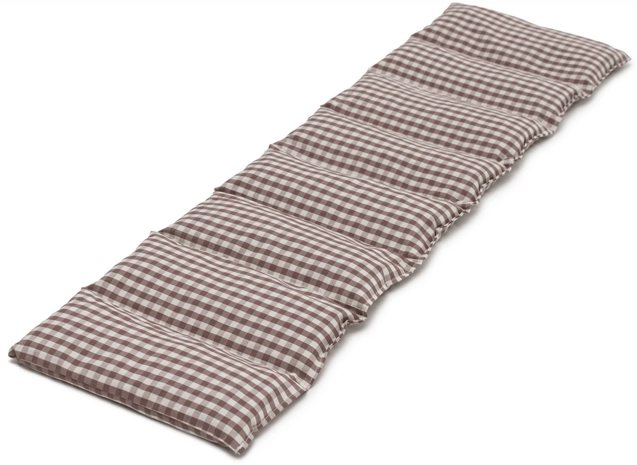 Körnerkissen 8-Kammer 75x20cm, Braun-weiß – Bild 10