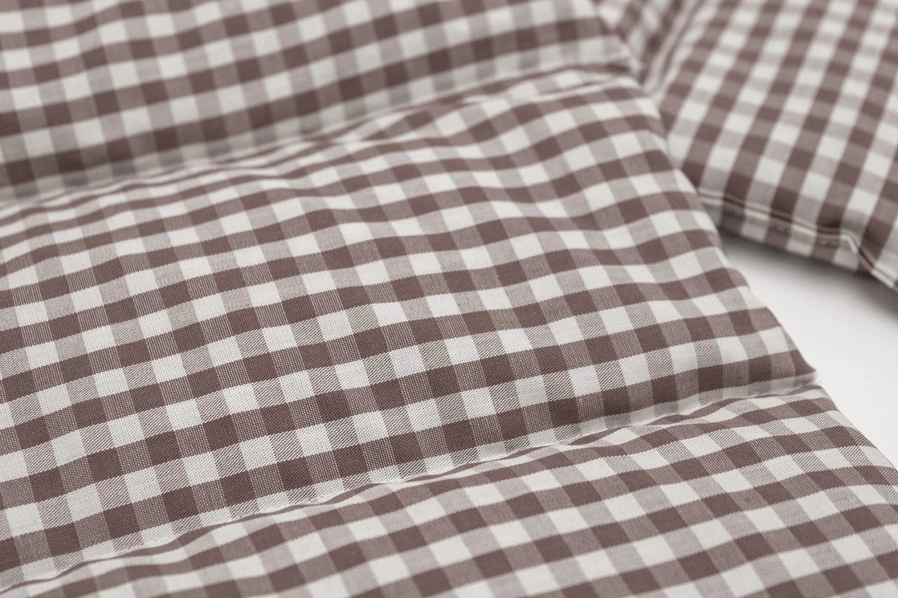 Körnerkissen 8-Kammer 75x20cm, Braun-weiß – Bild 6