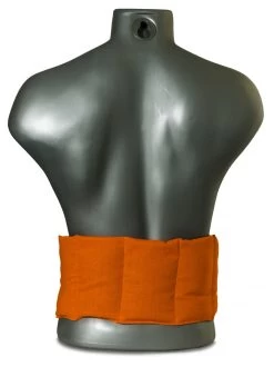 7-Kammer Wärmekissen, 65x15cm, Orange