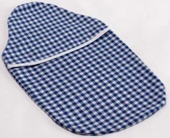 Wärmflaschenbezug Kompakt Blau-weiß