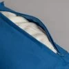 Zirbenholzkissen 30x20cm Bio-Inlett + Bio-Bezug Enzianblau
