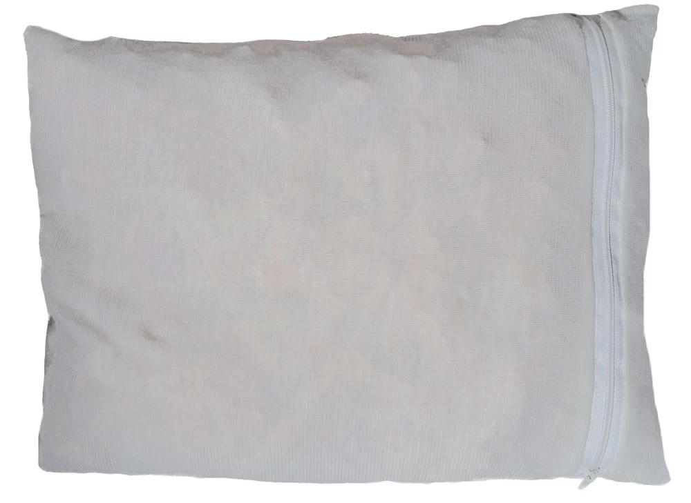 Zirbenholzkissen 30x20cm Bio-Inlett + Bio-Bezug Blümchen-blau – Bild 9