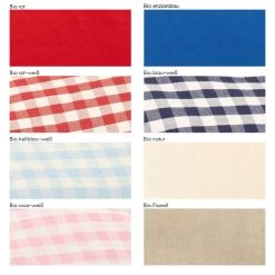 Bio-Kissenbezüge 19x19cm Mit Reißverschluss