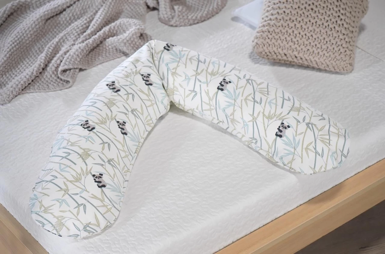 THERALINE Stillkissenbezug 190x40 -145 Bambus-Bär – Bild 4