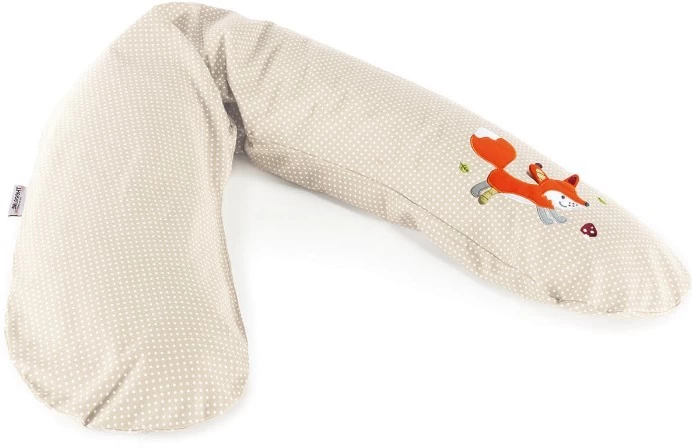 THERALINE Stillkissenbezug 190x40 -27- "Fuchs" Knistertier – Bild 5