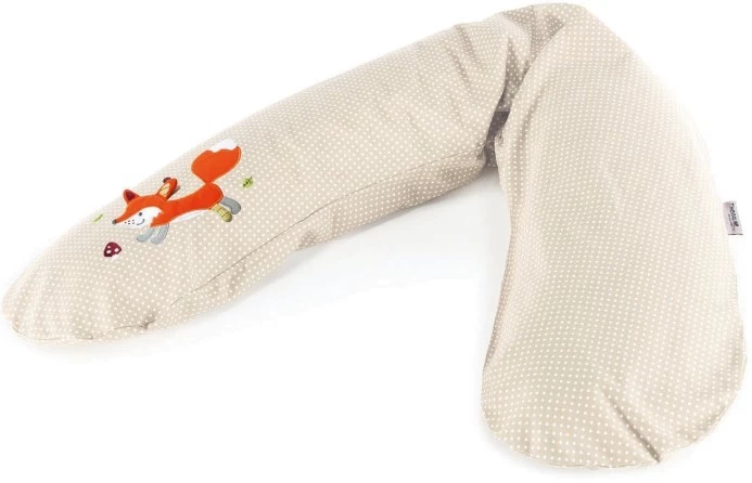 THERALINE Stillkissenbezug 190x40 -27- "Fuchs" Knistertier – Bild 2