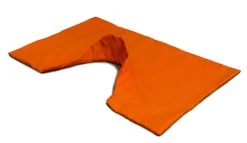 Kissenbezug Für Die Schulter & Nackenkissen Mit Kragen Orange