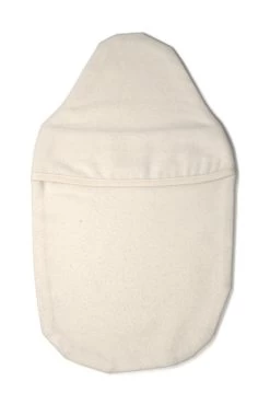 Bio-Wärmflaschenbezug Kompakt - Naturfarben Flanell