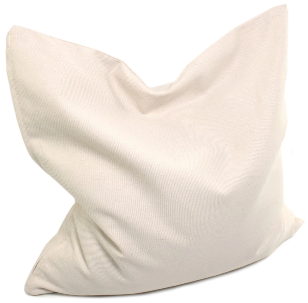 Bio Buchweizenkissen 40x40cm - Köper Rohweiß Direkt Befüllt – Bild 5