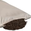 Bio-Bio Buchweizenkissen 40x80cm Bio-Perkal Natur Direkt Befüllt