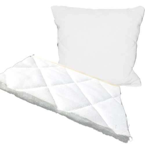 Bio Dinkelspelzkissen 80x80cm Steppware Weiß Direkt Befüllt