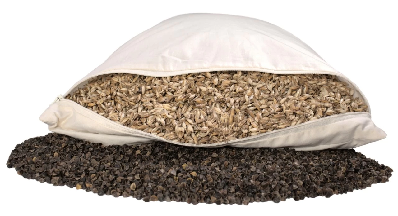 Bio-Dinkelspelz & Bio-Buchweizen 40x60cm - Bio-Perkal - Doppelkammer