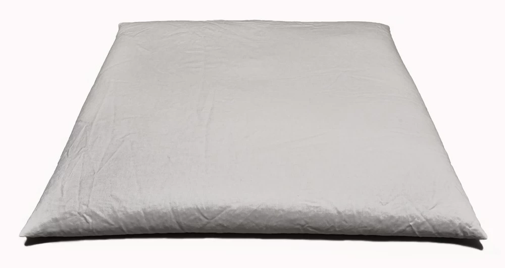 Bio Dinkelspelzkissen 80x80cm Weiß Direkt Befüllt – Bild 2